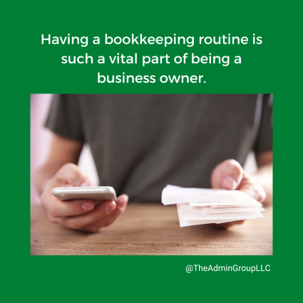 Bookkeeping routine, filing system, accounting platform, bookkeeping platform